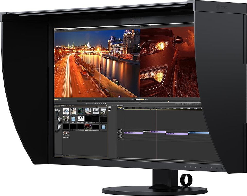 video editing monitors for media designers and cutters 11d ColorEdge CS2400R