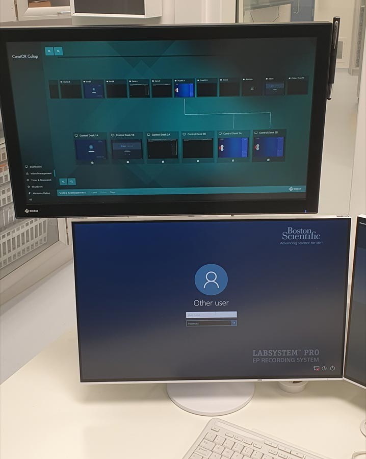 The EIZO solution for a multi-modality Catheter Lab at Harefield Hospital